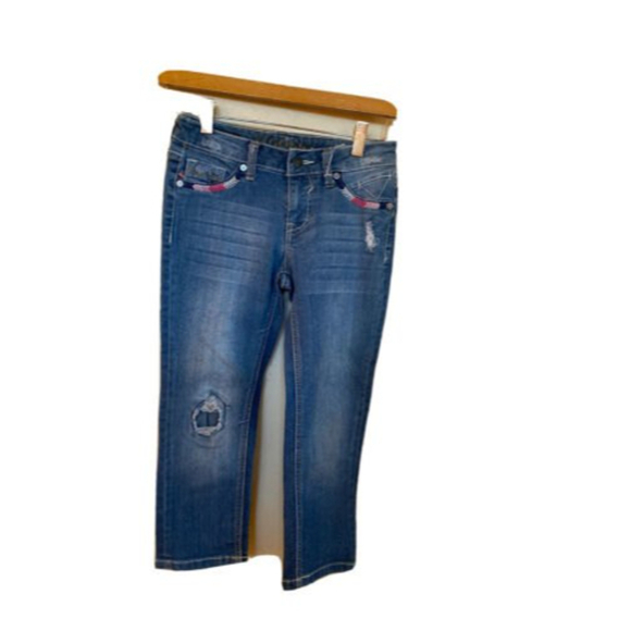 Vigoss Kids Girls Capri Jeans The Jagger Sz. 10 - Picture 1 of 4